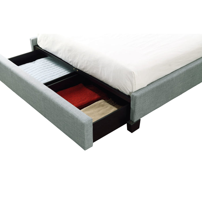 Modus Ariana Upholstered Footboard Storage Bed in BluebirdImage 6