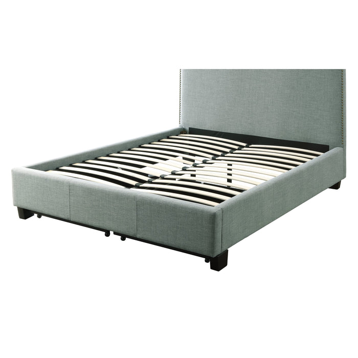 Modus Ariana Upholstered Footboard Storage Bed in BluebirdImage 7