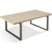Modus Furniture Ariela Natural Travertine Coffee Table with Bronze Metal Base 655450330896 FLBK21 Image 4