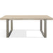 Modus Furniture Ariela Natural Travertine Coffee Table with Bronze Metal Base 655450330896 FLBK21 Image 5