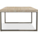 Modus Furniture Ariela Natural Travertine Coffee Table with Bronze Metal Base 655450330896 FLBK21 Image 6