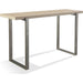 Modus Furniture Ariela Natural Travertine Console Table with Bronze Metal Base 655450330919 FLBK23 Image 4
