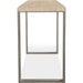 Modus Furniture Ariela Natural Travertine Console Table with Bronze Metal Base 655450330919 FLBK23 Image 6