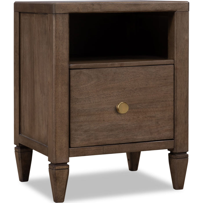Modus Furniture Ascott 1 Drw NS  Pecan Pie 655450539749 YC2A81 Image 1