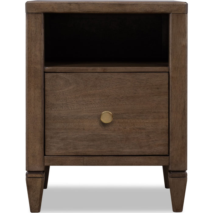 Modus Furniture Ascott 1 Drw NS  Pecan Pie 655450539749 YC2A81 Main Image