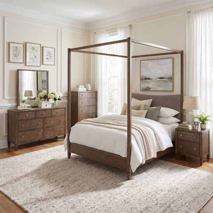 Modus Furniture Ascott 5 Drawer Chest in Pecan Pie 655450539794 YC2A84 Image 5