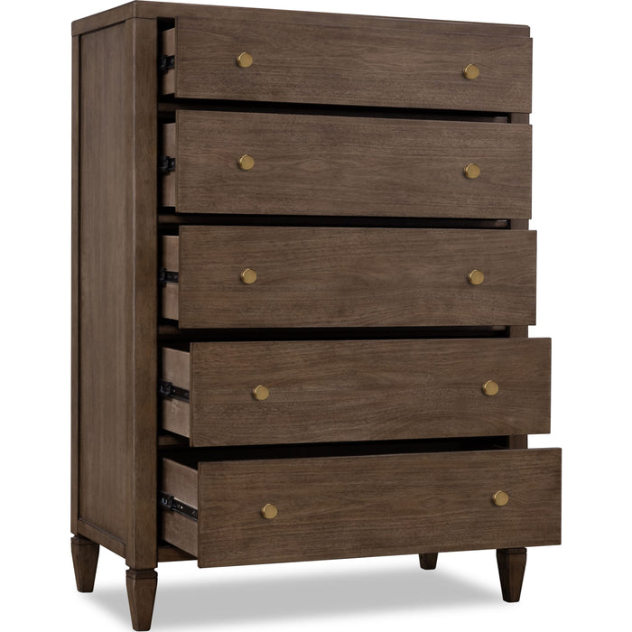 Modus Furniture Ascott 5 Drw Chest  Pecan Pie 655450539794 YC2A84 Image 2