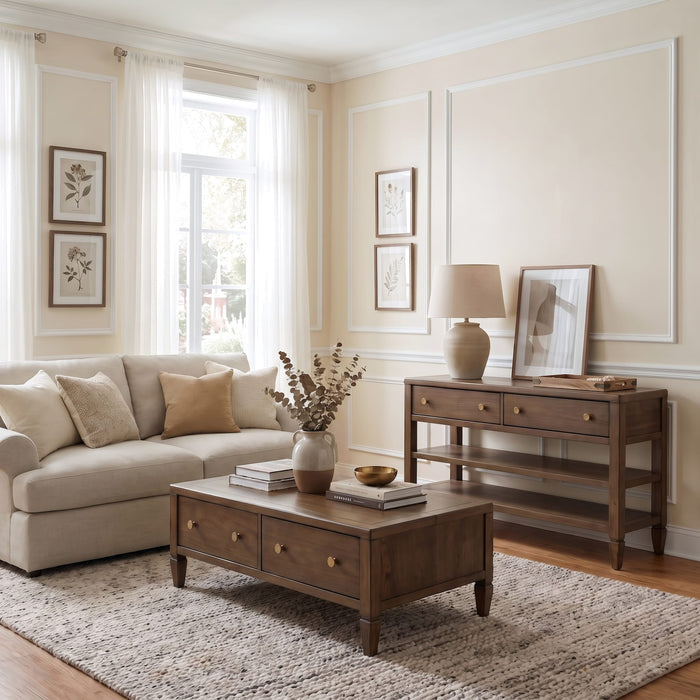 Modus Furniture Ascott Consle Tbl Pecan Pie 655450541780 YC2A23 Image 5