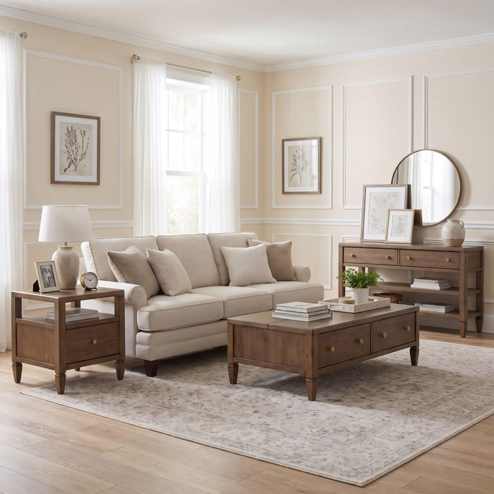 Modus Furniture Ascott Consle Tbl Pecan Pie 655450541780 YC2A23 Image 6
