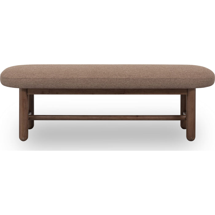 Modus Furniture Astor Ovl Uph Bnch  Wt BdClt 655450507694 VW2C65BO Main Image