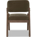 Modus Furniture Astor Upholstered Barrel Back Dining Chair in Claystone and Moss 655450494970 VW2C65 Image 4
