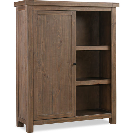 Modus Furniture Autumn Sliding Door Bookcase in Flint Oak 655450342691 8FJ819BS Image 3