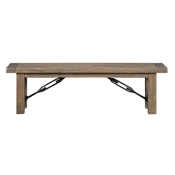 Modus Autumn Solid Wood Dining Bench in Flink OakImage 1