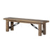 Modus Autumn Solid Wood Dining Bench in Flink OakMain Image