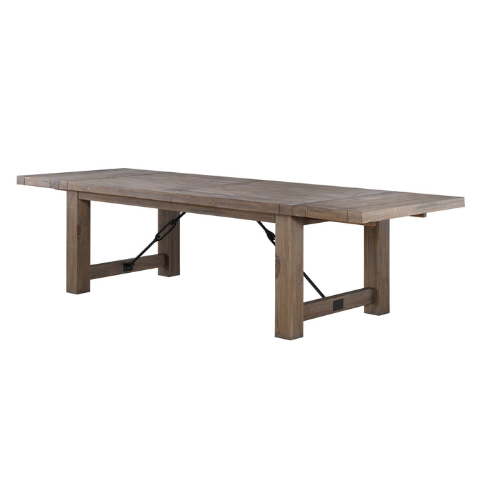 Modus Autumn Solid Wood Extending Dining Table in Flink Oak Image 3