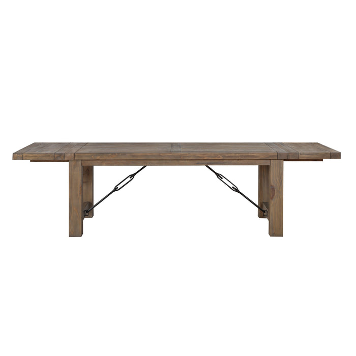 Modus Autumn Solid Wood Extending Dining Table in Flink OakImage 4