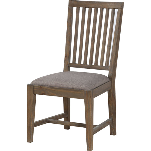 Modus Furniture Autumn Solid Wood Upholstered Dining Chair in Flint Oak 655450240973 8FJ866 Image 2