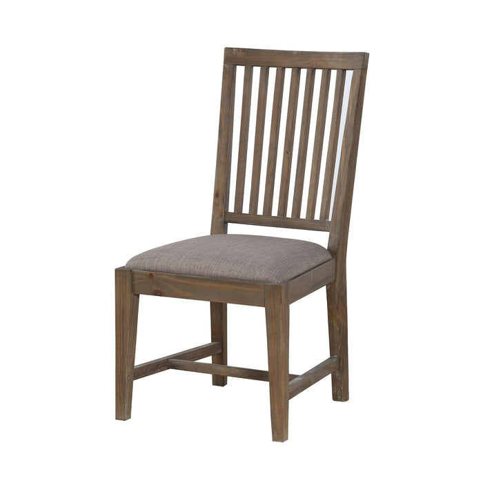 Modus Autumn Solid Wood Upholstered Dining Chair in Flint OakImage 2