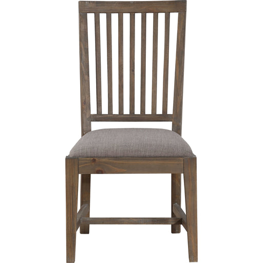 Modus Furniture Autumn Solid Wood Upholstered Dining Chair in Flint Oak 655450240973 8FJ866 Image 3