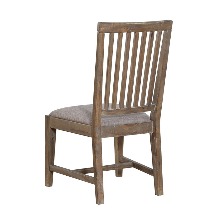 Modus Autumn Solid Wood Upholstered Dining Chair in Flint Oak Image 5