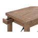 Modus Autumn Three Drawer Solid Wood Writing Desk in Flint OakImage 4