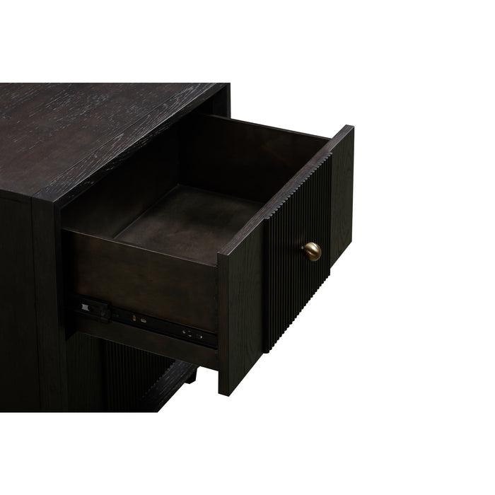 Modus Avedon USB-Charging Two Drawer Nightstand in Smoky Topaz Image 4