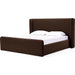 Modus Furniture Bacall Velvet Upholstered Wingback Platform Bed in Cola (2026)  PCRJK  Image 3