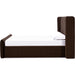 Modus Furniture Bacall Velvet Upholstered Wingback Platform Bed in Cola (2026)  PCRJK  Image 4