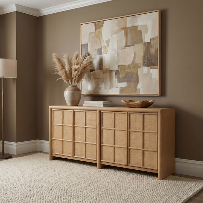 Modus Furniture Barton Strg Cabinet  Frappe 655450516177 XG3D30 Main Image