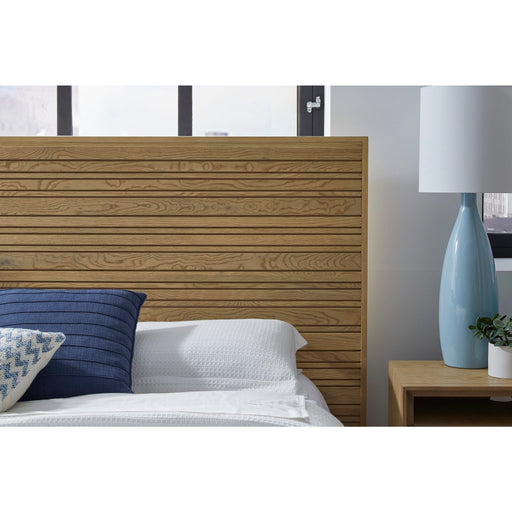 Modus Batten Solid Oak Slatted Platform Bed in Blonde Image 1