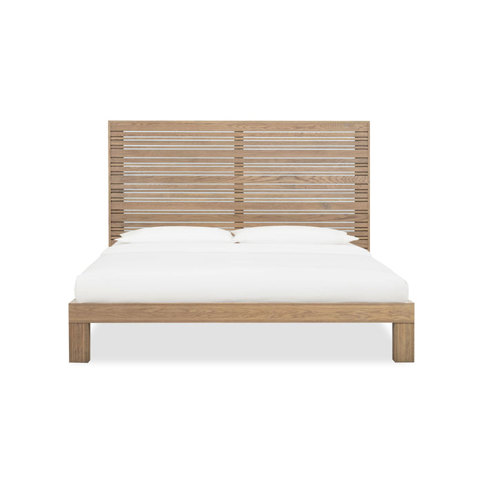 Modus Batten Solid Oak Slatted Platform Bed in Blonde Image 3