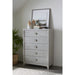 Modus Boho Chic Five-Drawer Chest in Washed White (2024)Main Image