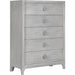 Modus Furniture Boho Chic Five Drawer Chest in Washed White (2024) 655450432552 1JQ984A Image 2
