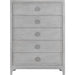 Modus Furniture Boho Chic Five Drawer Chest in Washed White (2024) 655450432552 1JQ984A Image 3