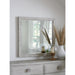 Modus Boho Chic Plain Mirror in Washed WhiteMain Image