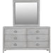 Modus Furniture Boho Chic Six Drawer Dresser in Washed White (2024) 655450432545 1JQ982A Image 6