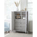 Modus Furniture Boho Chic Wardrobe Chest in Washed White (2024) 655450435263 1JQ986A Image 1