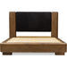 Modus Furniture Boka Chenille Upholstered Acacia Wood Platform Bed in Black and Impala  TVXUH  Image 6