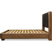 Modus Furniture Boka Chenille Upholstered Acacia Wood Platform Bed in Black and Impala  TVXUH  Image 8