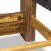 Modus Furniture Boka Chenille Upholstered Acacia Wood Platform Bed in Black and Impala  TVXUH  Image 9