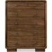 Modus Furniture Boka Five Drawer Acacia Wood Chest in Impala 655450474934 TVXU84 Image 1