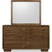 Modus Furniture Boka Six Drawer Acacia Wood Dresser in Impala  655450474767 TVXU82 Image 5