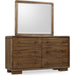 Modus Furniture Boka Six Drawer Acacia Wood Dresser in Impala  655450474767 TVXU82 Image 6