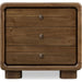 Modus Furniture Boka Three Drawer Acacia Wood Nightstand in Impala  655450474743 TVXU81B Image 1
