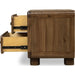 Modus Furniture Boka Two Drawer Acacia Wood Nightstand in Impala  655450474736 TVXU81 Image 4