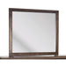 Modus Boracay Beveled Glass Landscape Mirror in Wild Oats Brown Image 2