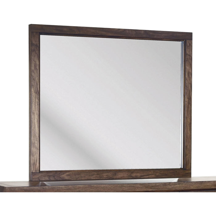 Modus Furniture Boracay Beveled Glass Landscape Mirror in Wild Oats Brown 655450381294 LWY683 Image 2