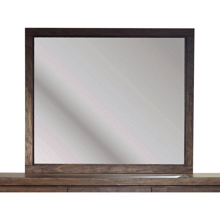 Modus Furniture Boracay Beveled Glass Landscape Mirror in Wild Oats Brown 655450381294 LWY683 Image 5