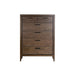 Modus Boracay Five Drawer Walnut Chest in Wild Oats BrownImage 1