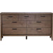 Modus Furniture Boracay Seven Drawer Walnut Dresser in Wild Oats Brown (2024) 655450431449 LWY682A Image 4